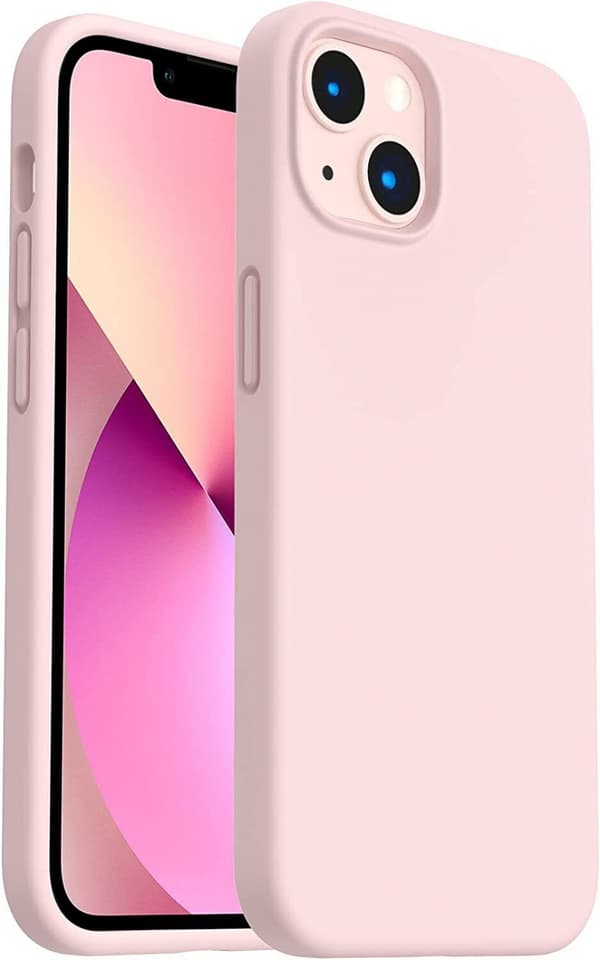 Silikonskal till iPhone 15 Pro, Ljusrosa