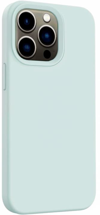 Silikonetui til iPhone 15 Pro, lyseblå