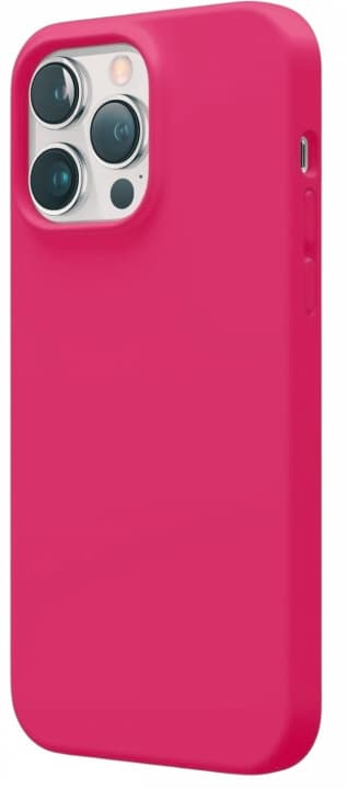 Silikonikotelo iPhone 15 Pro Maxille, vaaleanpunainen