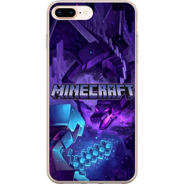 Apple iPhone 7 Plus Läpinäkyvä kuori Minecraft