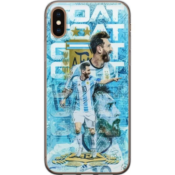 Apple iPhone X Gjennomsiktig deksel Messi
