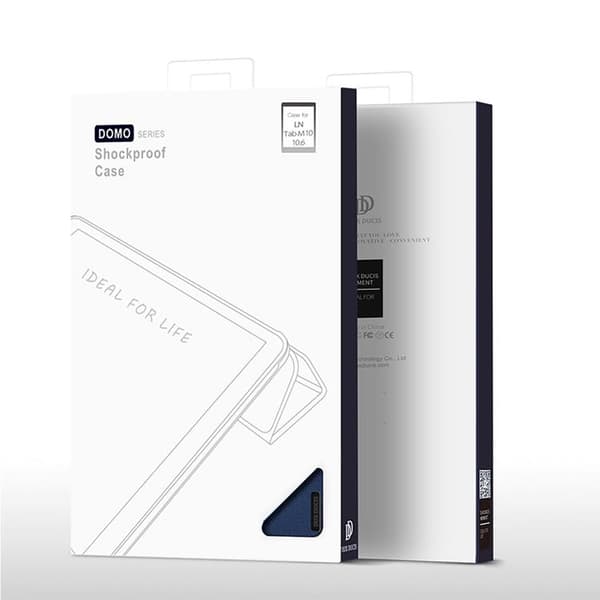 Dux Ducis Lenovo Tab M10 Fodral Domo Smart Sleep - Blå