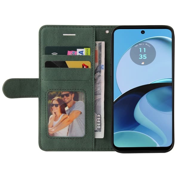 KT Plånboksfodral till Motorola Moto G14 - Grön