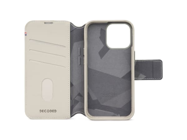 Decoded D24IPO15PMDW5CY, Lommebok-etui, Apple, iPhone 15 Pro Max, 17 cm (6.7"), Beige