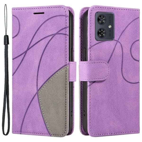 KT Lommebok-deksel til Motorola Moto G54 - Lilla
