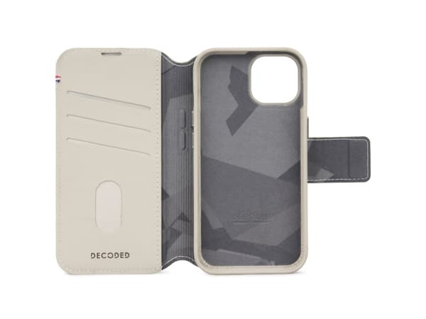 Decoded D24IPO15DW5CY, Lompakkokotelo, Apple, iPhone 15, 15,5 cm (6.1"), Beige