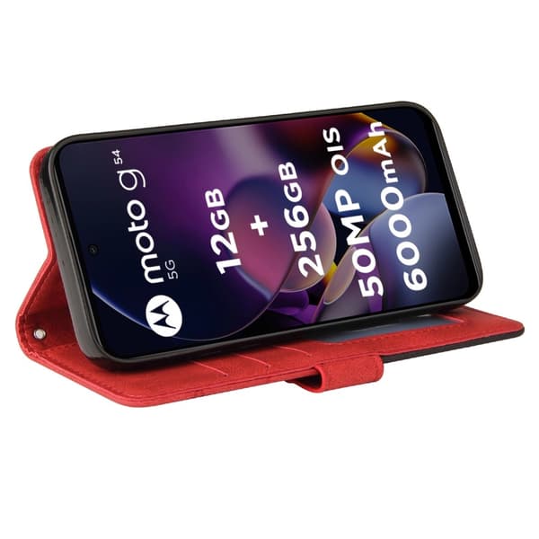 Til Motorola Moto G54 KT-serie-1 dobbeltfarve