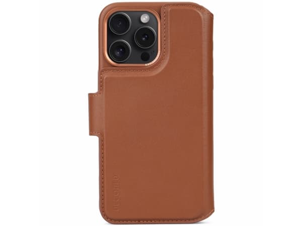 Decoded D24IPO15PMDW5TN, Lommebok-etui, Apple, iPhone 15 Pro Max, 17 cm (6.7"), Tan (gul-brun)