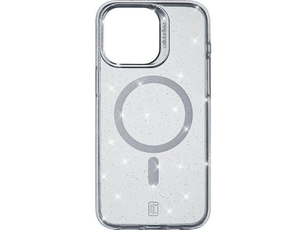 Cellularline Sparkle Mag, Suojus, Apple, iPhone 15 Pro, 15,5 cm (6.1"), Läpinäkyvä