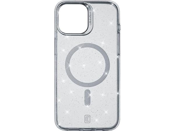 Cellularline Sparkle Mag, Suojus, Apple, iPhone 15, 15,5 cm (6.1"), Läpinäkyvä