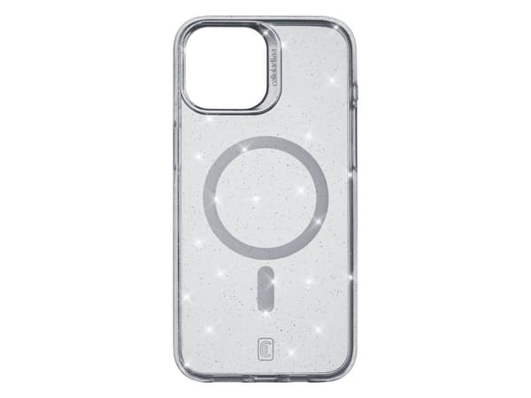 Cellularline Sparkle Mag, Suojus, Apple, iPhone 15, 15,5 cm (6.1"), Läpinäkyvä