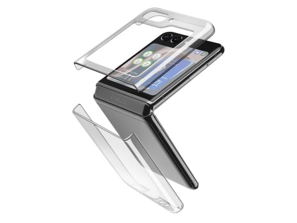 Cellularline Clear Case - Galaxy Z Flip5, Cover, Samsung, Galaxy Z Flip 5, 17 cm (6.7"), Transparent