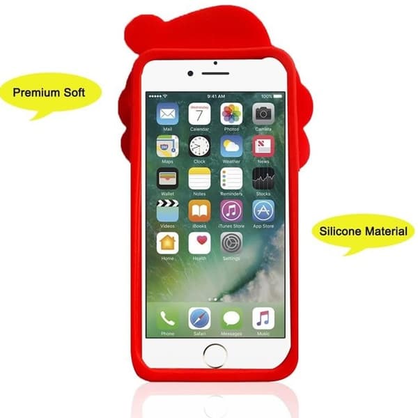 iPhone XS Max Mobilskal Silikon Santa Claus Pop It - Röd