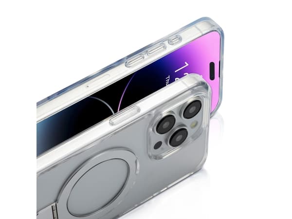 nevox StyleShell SHOCKFlex, Cover, Apple, iPhone 15 Pro, 15.5 cm (6.1"), Transparent