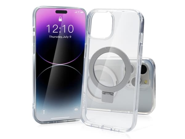 nevox StyleShell SHOCKFlex, Cover, Apple, iPhone 15 Pro, 15.5 cm (6.1"), Transparent