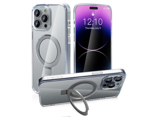 nevox StyleShell SHOCKFlex, Cover, Apple, iPhone 15 Pro, 15.5 cm (6.1"), Transparent