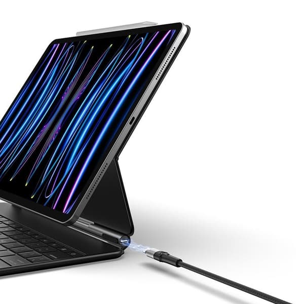 Dux Ducis iPad Pro 12.9 English Keyboard Skal MK Series - Svart