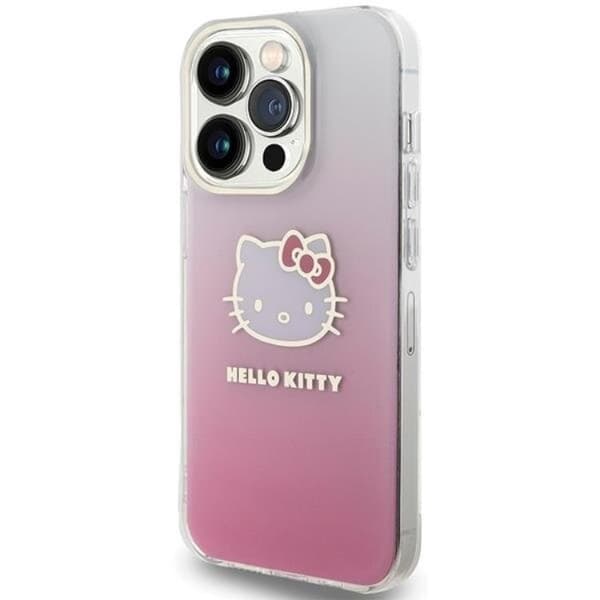 Hello Kitty iPhone 15 Pro Mobilskal IML Gradient Electrop Kitty Head
