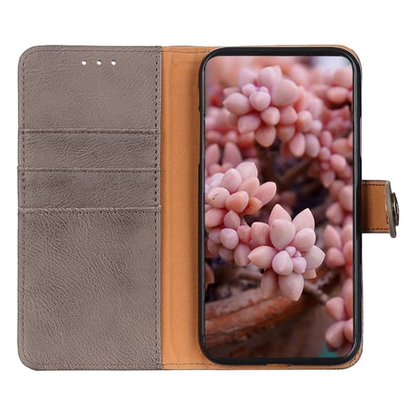 KHAZNEH Motorola Moto G84 Plånboksfodral - Khaki