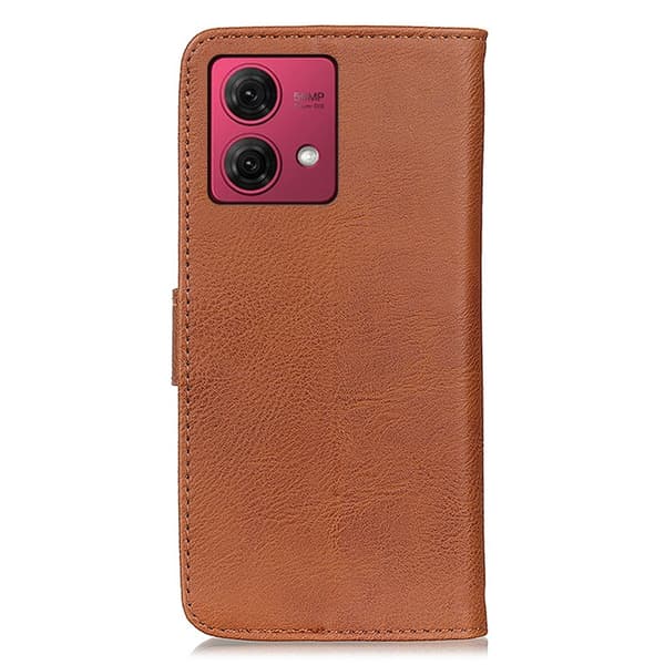 KHAZNEH Motorola Moto G84 Plånboksfodral - Brun