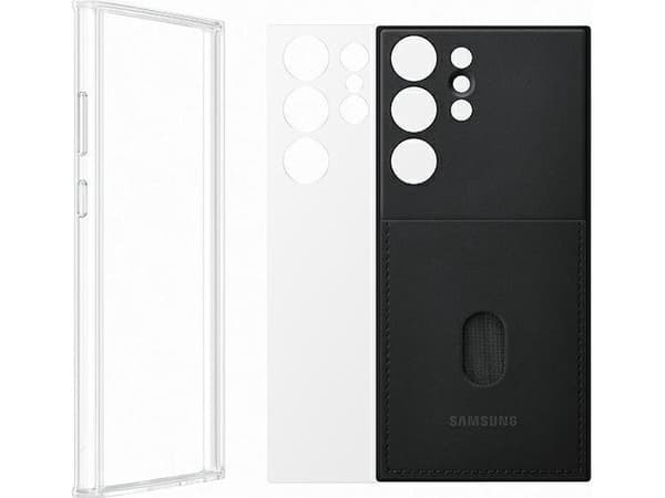 Samsung Veske Samsung EF-MS918CB S23 Ultra S918 svart/svart Rammedeksel