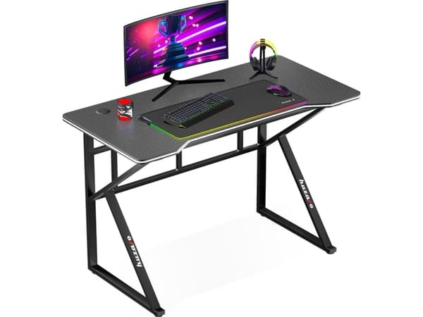 Huzaro skrivebord Huzaro Hero 1.6 sort 120 cmx60 cm