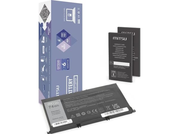 Bateria Mitsu Bateria 357F9 do Dell Inspiron 5577 7557 6600mAh 6600mAh