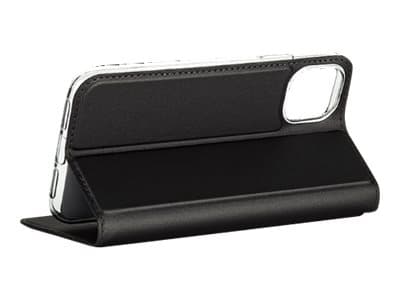 X-Shield - Vikbart fodral för mobiltelefon - polyuretan, termoplastisk polyuretan (TPU) - svart - för Apple iPhone 11