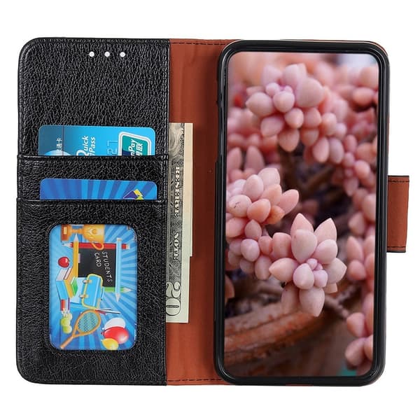 Motorola Moto G54 Plånboksfodral Textured Split - Svart
