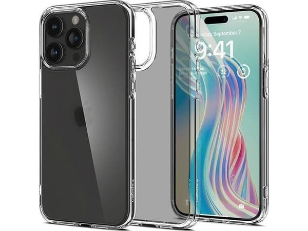 Spigen ACS06708, Suojus, Apple, iPhone 15 Pro, 15,5 cm (6.1"), Läpinäkyvä