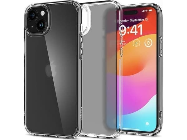 Spigen ACS06796, Omslag, Apple, iPhone 15, 15,5 cm (6.1"), Transparent