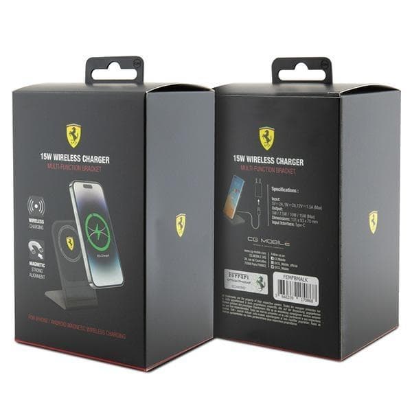 Ferrari Magsafe Induktiv Bordsladdare 2023 Collection - Svart