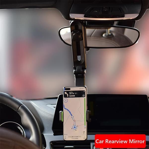 Mobilhållare 360 Degree Sun Visor - Svart