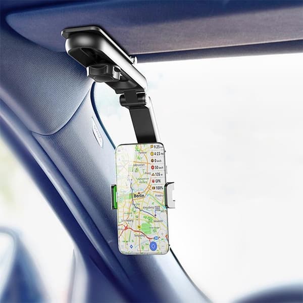 Mobilhållare 360 Degree Sun Visor - Svart