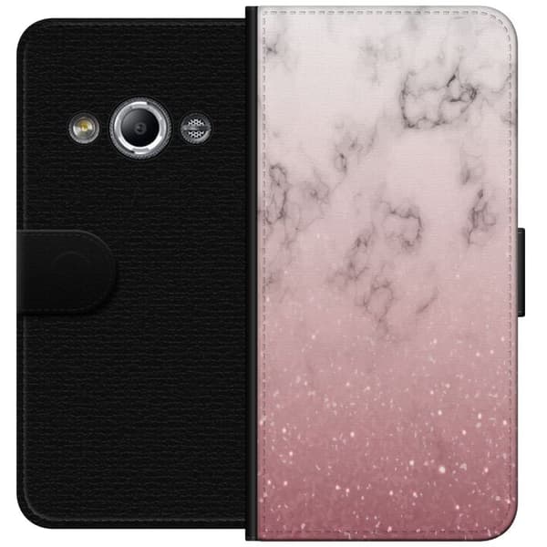 Samsung Galaxy Xcover 3 Lommeboketui Glimmer og marmor