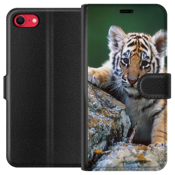 Apple iPhone 8 Tegnebogsetui Tiger