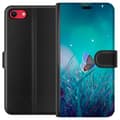 Miniatyrbillede 1 af 3: Apple iPhone 7 Tegnebogsetui Blå sommerfugl
