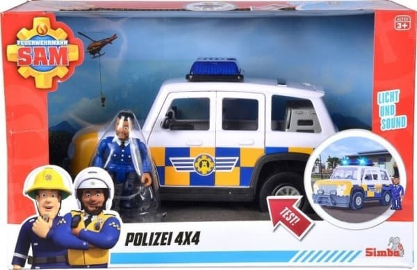 Simba Lumarko brannmann Sam politijeep Malcolm actionfigur!
