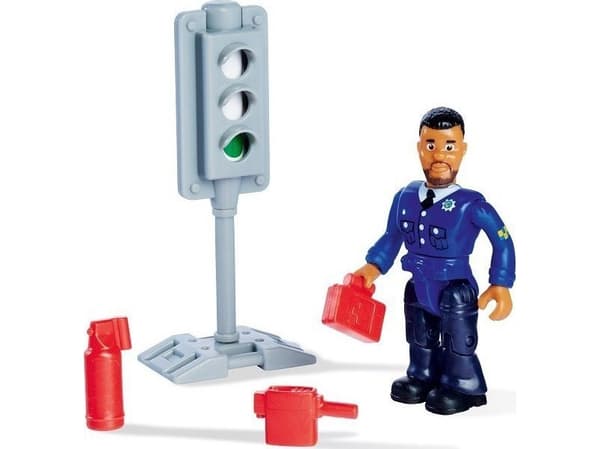 Simba Lumarko brannmann Sam politijeep Malcolm actionfigur!