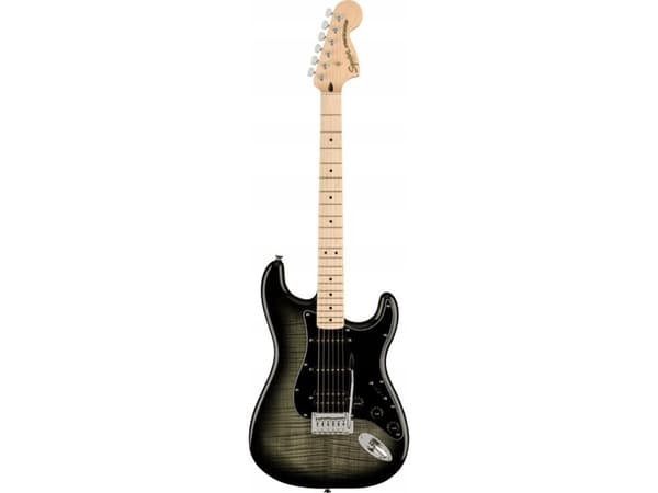 Squier Squier Affinity Stratocaster FMT HSS Electric Guitar, Black Burst