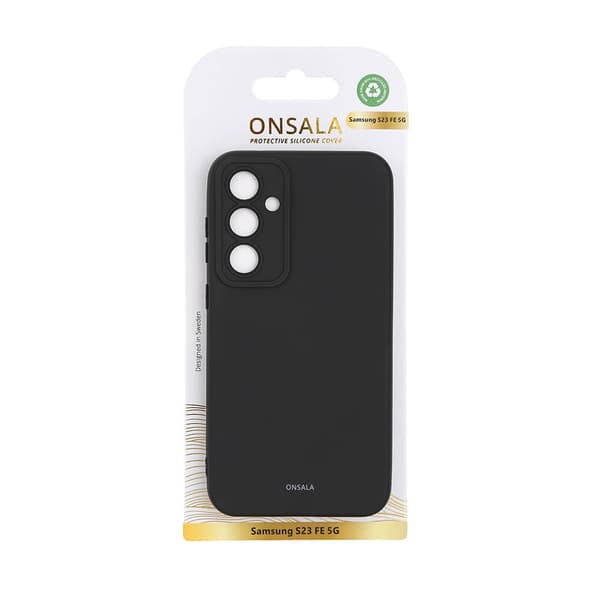 Onsala Backcover Sil Touch Samsung S23 FE 5G Sort