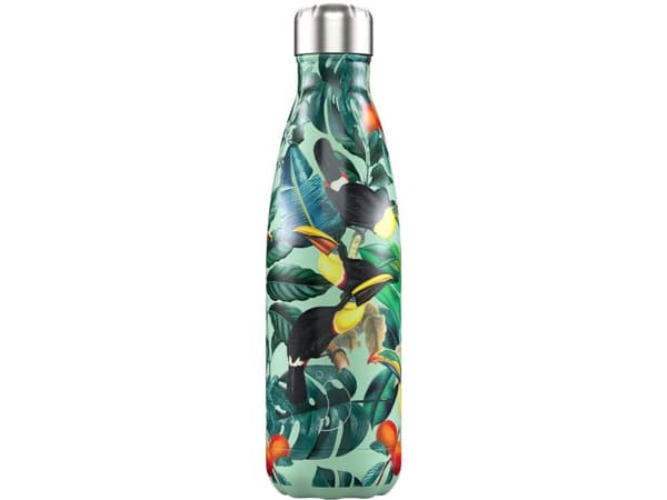 Chilly's thermos drinking bottle, Emma Bridgewater Toucan, 500 ml