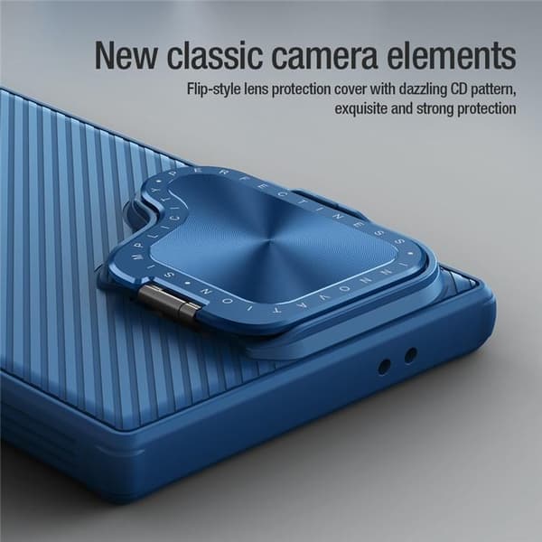 Nillkin Galaxy S24 Plus Mobilskal Magsafe CamShield Prop - Blå
