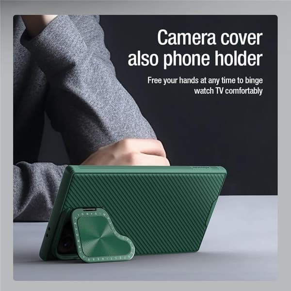 Nillkin Galaxy S24 Plus Mobilskal Magsafe CamShield Prop - Blå