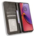 Pikkukuva 4 / 6: Motorola Moto G84 5G teline puhelinkotelo täysi suojaus lompakon suojus - musta