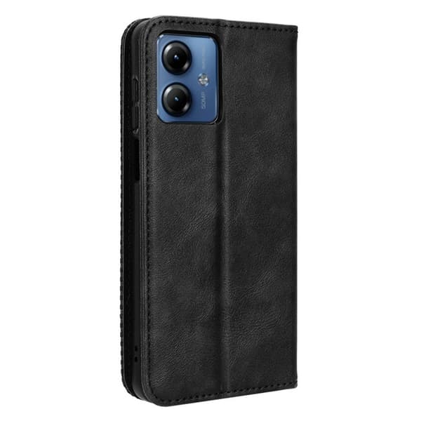 Motorola Moto G14 Plånboksfodral Exklusivt Svart