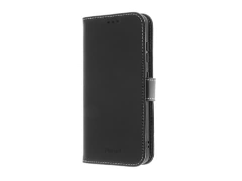 Insmat Exclusive - Lommebok for mobiltelefon - kartong+papir+aluminiumsfolie, termoplast-polyuretan (TPU), ekte skinn, bomullssting - for Samsung Gal