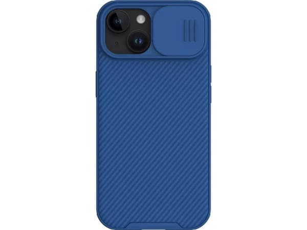 Nillkin CamShield Pro magnetfodral för iPhone 15 Plus med kameraskydd - blå