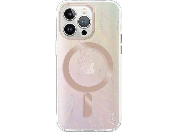 Uniq UNIQ etui Coehl Willow iPhone 15 Pro 6.1" Magnetic Charging opal/iridescent