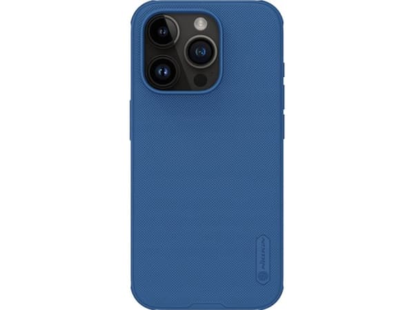 Nillkin Super Frosted Shield Pro forsterket deksel til iPhone 15 Pro - blå